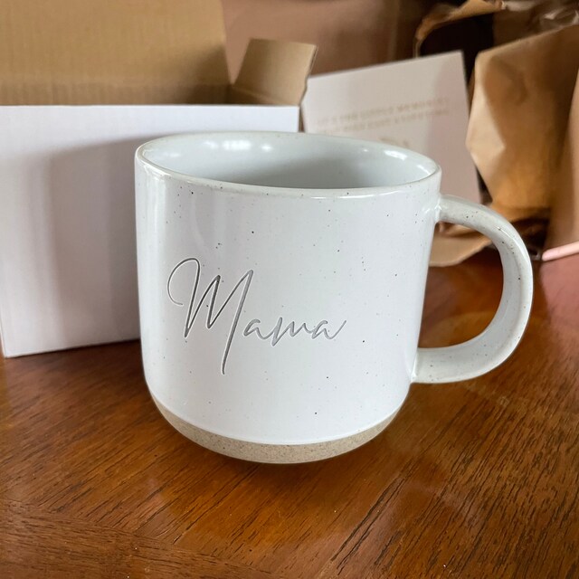 Handcrafted Ceramic MAMA Tea or Coffee Cup 