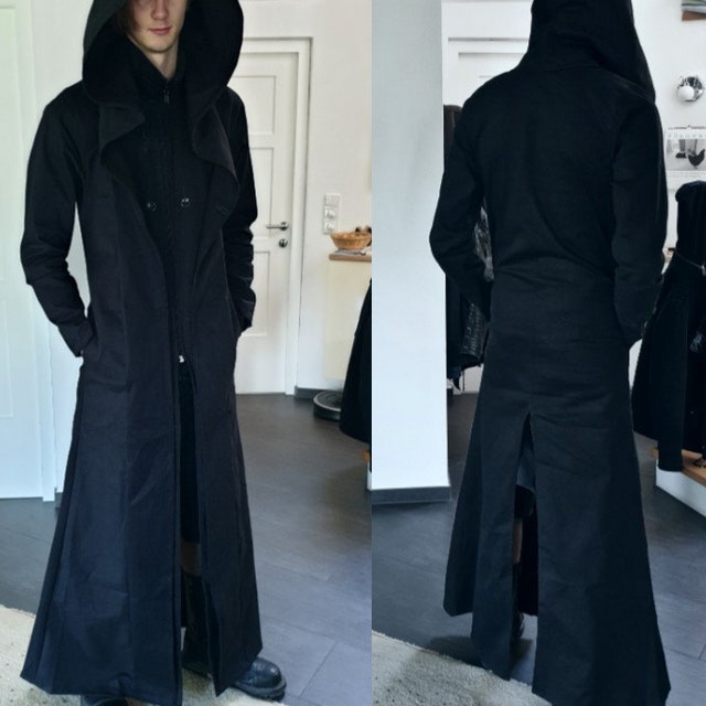 Anon Coat ( Mens Coat Overcoat Waistcoat Extra Large Hood Trench 