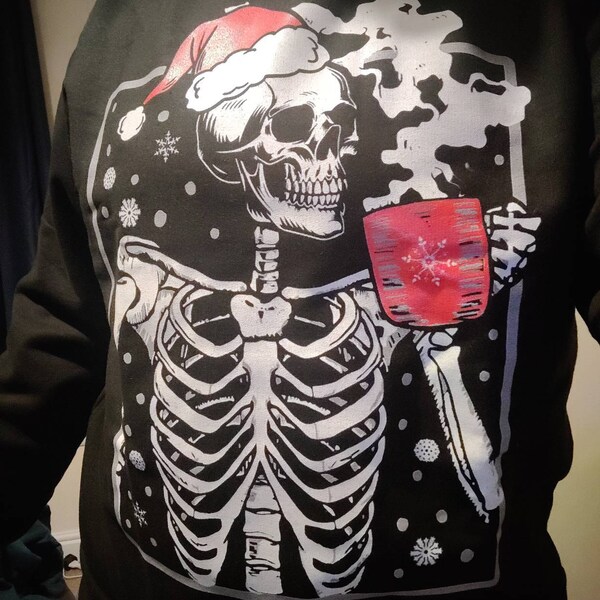 Flower Skull Men's Hoodie