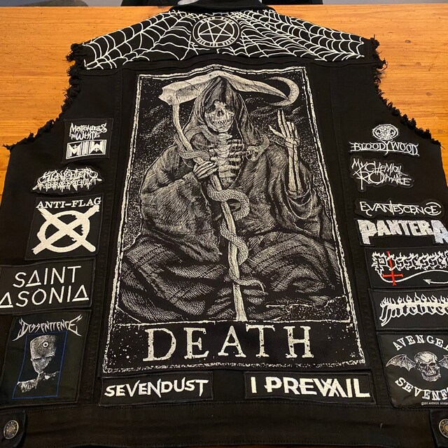 ✰over print✰【新品同様】✰patch shirts black ✰over print✰【新品同様】✰patch shirts black