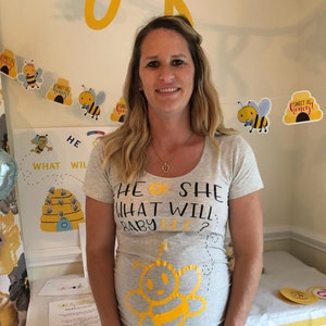 He Or She What Will It Bee Gender Reveal Shirt Bee Gender Etsy