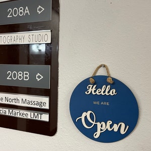 Open Closed Sign for Business Custom Boutique, Store, Salon Sign ...