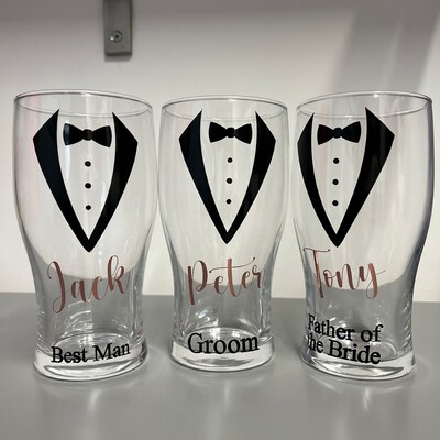Personalised Thank You Groomsman Wedding Card By Alphabet Bespoke Creations