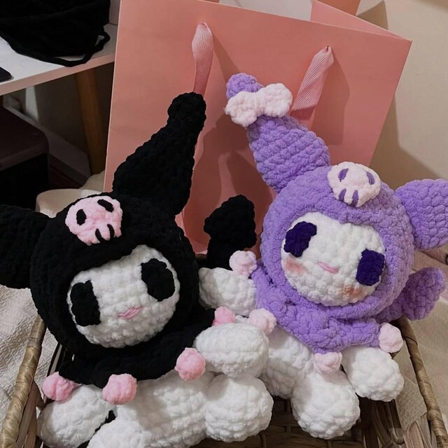 AMIGURUMI PATTERN, Punk Emo Bunny, Alternative Cat Amigurumi