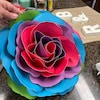 Giant Paper Flower Printable Templates &amp; Tutorials Large - Etsy