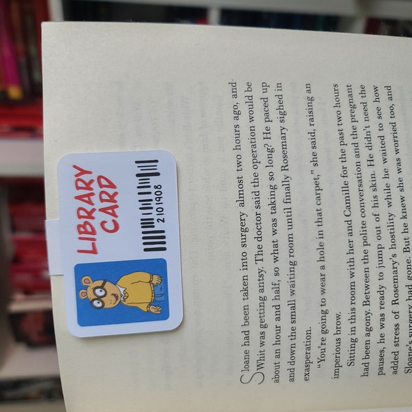 Library Card SVG 1 Arthur SVG, PDF Eps Ai - Etsy