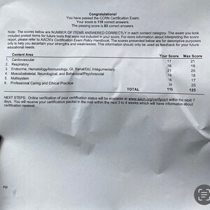 CCRN Exam Review, Exam Study Guide, Cram Sheet, Printable Review ...