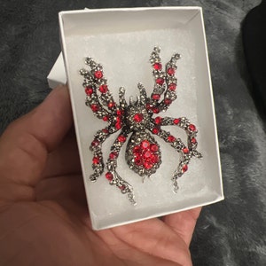 Riverdale Cheryl Blossom Inspired brooch pin spider brooch pin red spider  cool