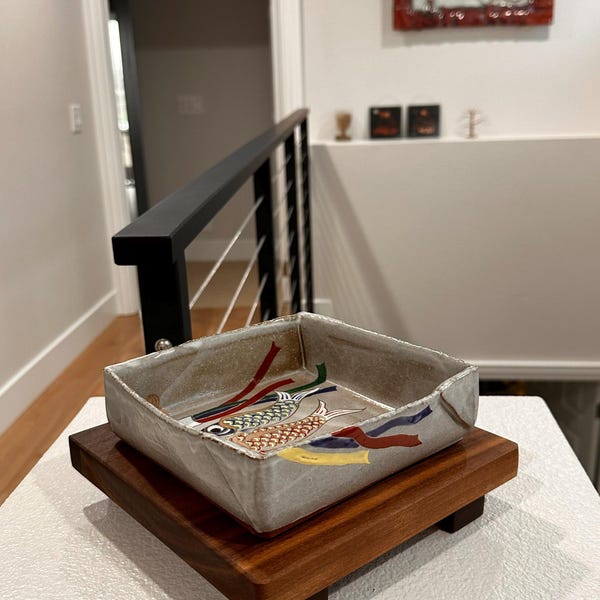 Walnut Wood Riser-perfect for Elevating Plants, Candles or Decorative ...