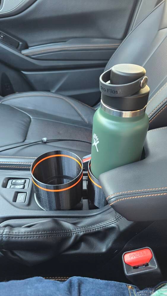 Subaru Crosstrek / Impreza Custom Cup Holder Einsatzadapter für 32oz Wasserflasche, Autozubehör