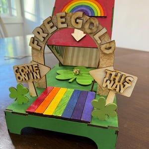 EnriQ Leprechaun Trap Kit - St Patrick's Day DIY Craft Activity For Kids Classroom Party Supplies