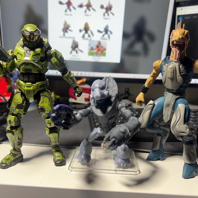 Halo The Spartan Collection 4 pulgadas - Torreta de sombra w Grunt Assault - Yaxa