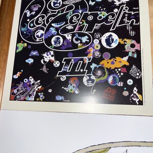 Led Zeppelin III Promo Poster, 8
