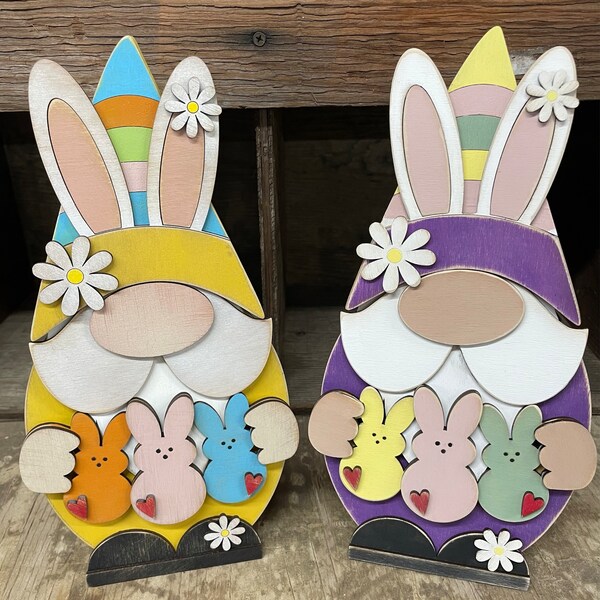 Easter Bunny Gnome SVG File | Lucky | Laser Cut File | Glowforge ...