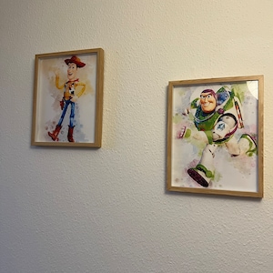 A3 A4 Toy Story 1 2 3 4 Prints HQ Unframed Boys Room Girls Room Unisex ...