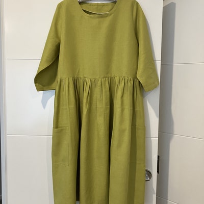 Women's Dress Sewing Pattern, Beginner Friendly Linen Dress PDF Pattern ...