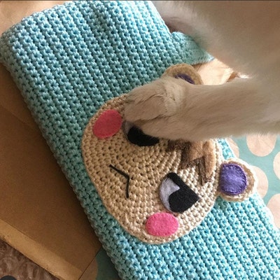 Crochet Nintendo Switch Case Scorbunny and Wooloo Pokémon 7th and 8th ...