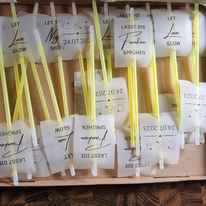 Wunderkerzen-Etiketten Für Hochzeit – 150 Stück Mit Liebesgruß