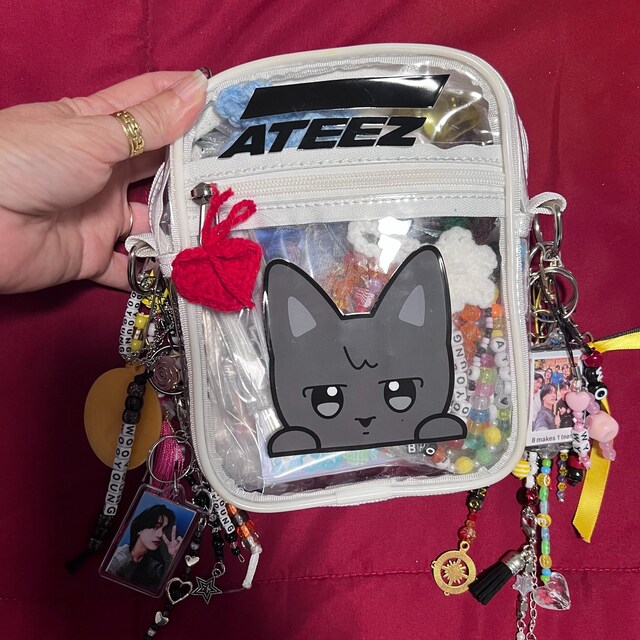 ATEEZ エイティーズ ショルダーバッグ ATEEZ ANITEEZ TOUR 2025 Inspired Transparent Two-pocket