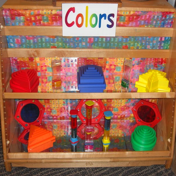 Montessori Shape Puzzle Sensory Bin - Interactive Play Kit for Kids - Etsy
