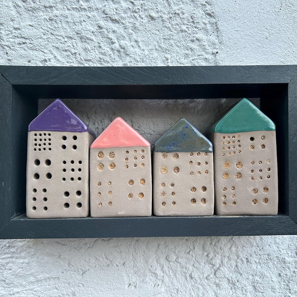 Bienensteinhaus groß lila