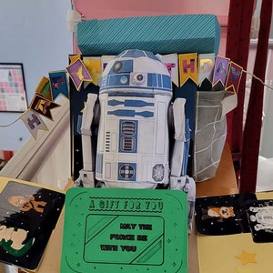 スターウォーズ R2-D2 にインスパイアされた DIY 3D ペーパークラフト