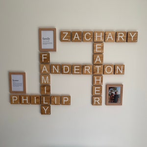 Download Large Wooden Scrabble Tiles & Letters Personalised Feature ...