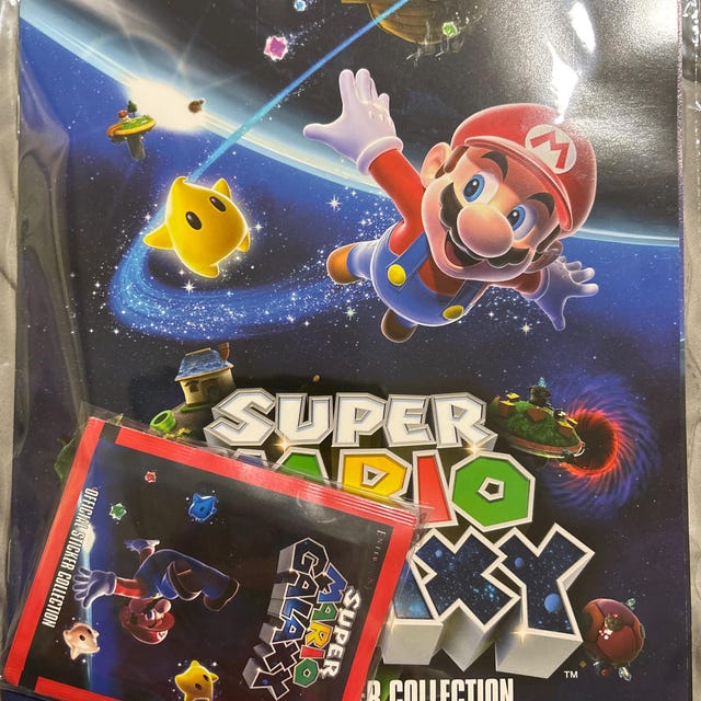 スーパーマリオギャラクシー公式ステッカーコレクションアルバム +
