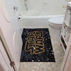 Tapis Star Wars 3D 120x160 Cm - Moelleux, Antidérapant, Pour Chambre Enfant Ou Salon