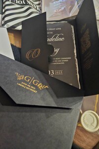 Grand Opening Invitation, Acrylic Invitations, Gold Foil Printed Business Invites, Corporate Event Lucite Invitations, Company Invite
