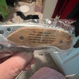 Katie added a photo of their purchase