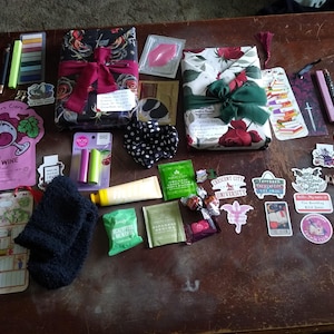 Scarlett added a photo of their purchase