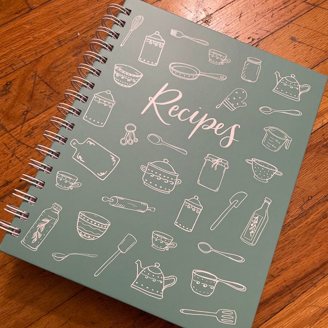 RECIPE BOOK EMPTY BLANK COOKBOOK JOURNAL TO WRITE IN: BIG By Blank Books  NEW 9781974118618