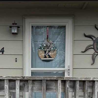 Front Door Decor Funny Door Sign Welcome Just Kidding Please Go Home ...