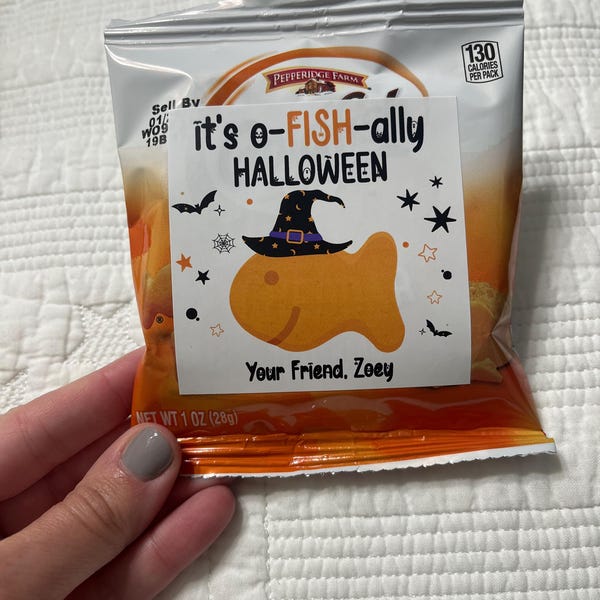 First Day of School Snack Sticker, Classroom Back to School Snack ...