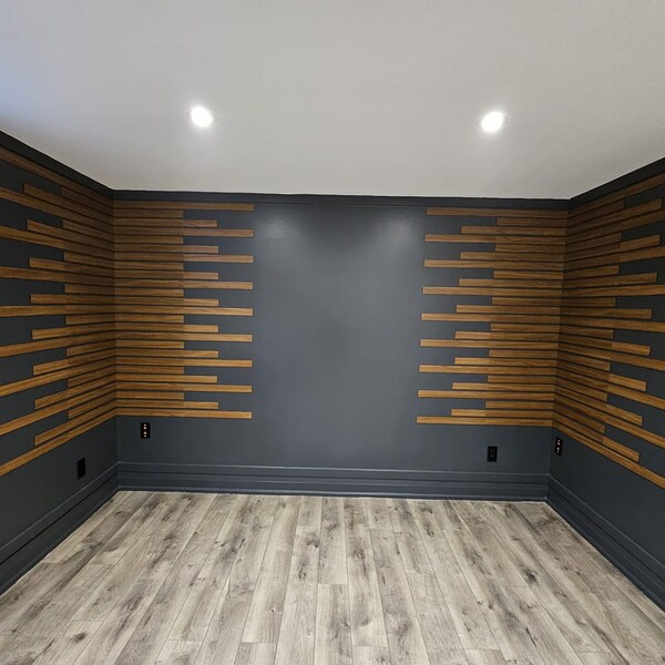 Poplar Wall Panelling Kit, Peel and Stick Wall Panel, Wood Panel Wall ...