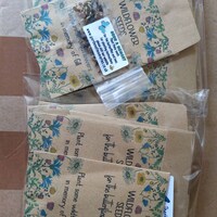 Personalised Wildflower Seed Packets Envelopes X 50 Funeral Seed ...
