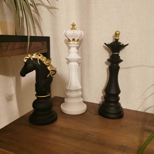 Chess King & Queen Eichholtz Sculpture - Milia Shop