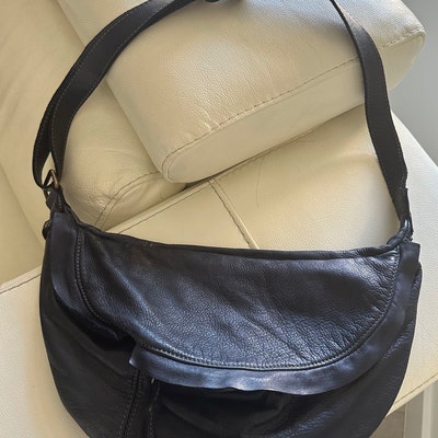 Leather Shoulder Bag Leather Bag Soft Bag Italy Handmade - Etsy