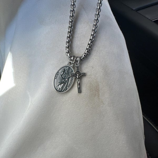 Religious Chain Necklace Catholic Patron Saint Medal - St Gerard ...