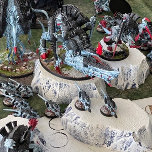 Wargaming Terrain - Large Box Set of Platform Hills Ice