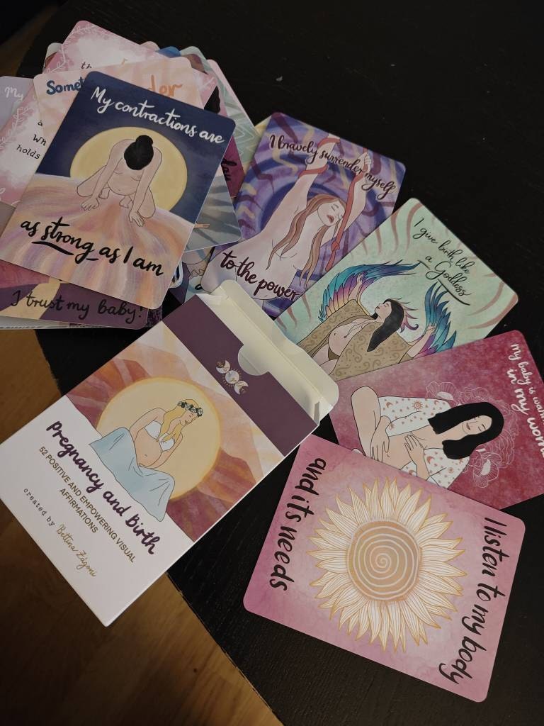 Pregnancy and Birth Affirmation Cards