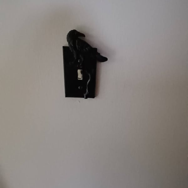 Raven Toggle Switch Gothic Raven Light Switch Plate - Etsy