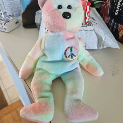 Soft Beige Plush Teddy Bear with Green Sweater main image 0