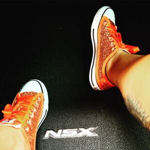 orange sequin converse