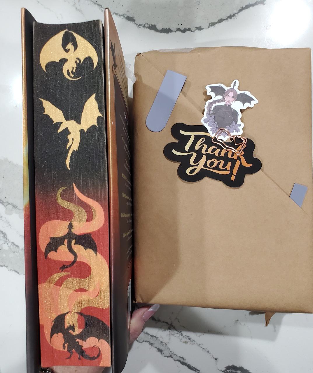 Fourth wing, Iron flame  and Onyx storm Sprayed edge book
