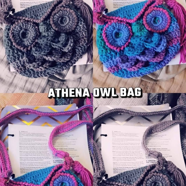 Ravelry: Athena Owl Bag pattern by Irene Strange