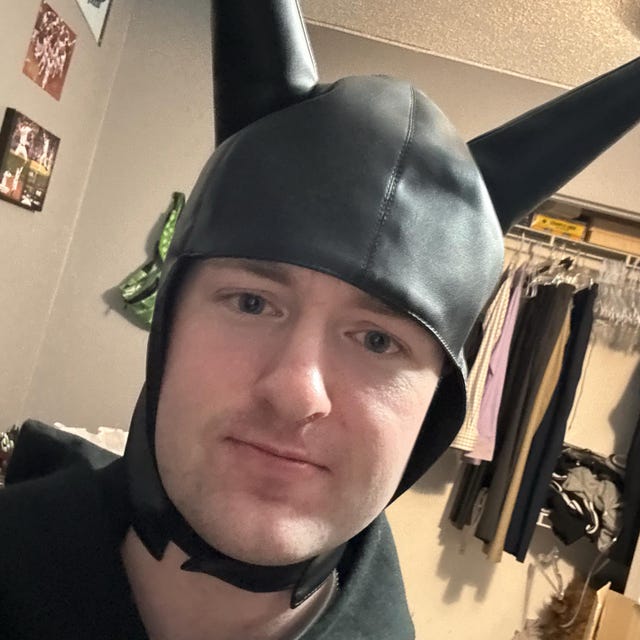 Black Devil Horns Dunce Hat/cap/mask (playboi Carti Hat