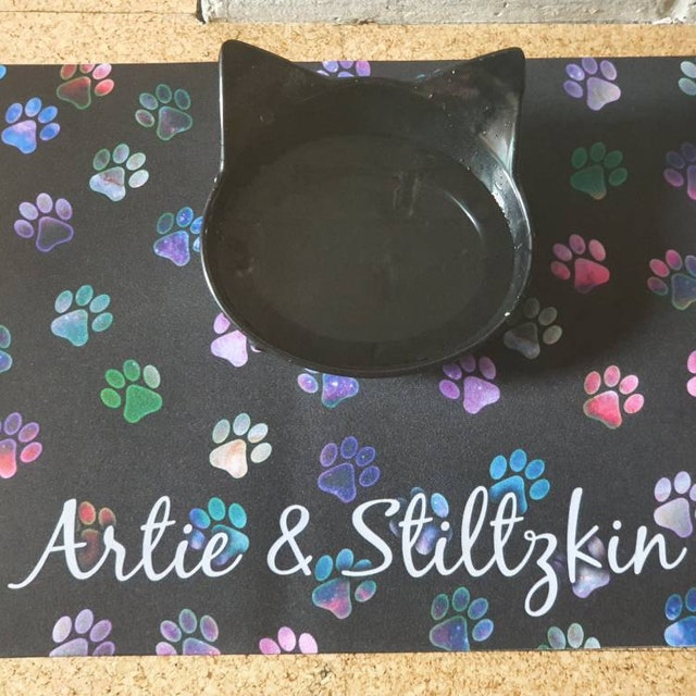 Cat Food Placemats Cat Cards & Gifts Cat Shop by KittyCatsJoy