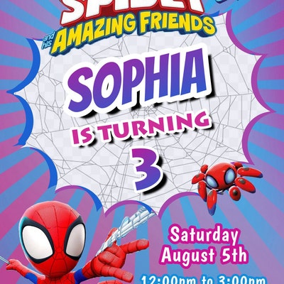 Spiderman Invitation Spiderman Birthday Printable Photo Etsy Spiderman Invitation Spiderman Birthday Printable Photo Etsy